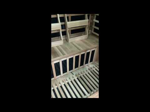 3-Person Indoor Infrared Cedar Sauna video walkthrough