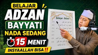 Download lagu LEARNING THE BAYYATI ADHAN: MEDIUM PITCH || Easy-to-Learn Medium Pitch Adhan mp3