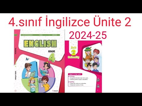 İlkokul 4.sınıf İngilizce Ünite 2 unit 2 Nationality 2024-25
