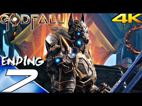 GODFALL - Gameplay Walkthrough Part 7 - Ending & Final Boss Fight (Full Game) 4K 60FPS PC/PS5