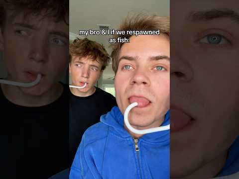 If bro and I were fish