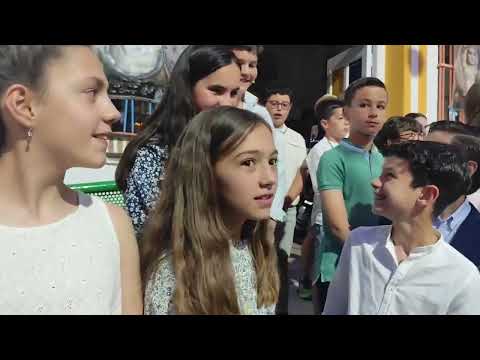 Cántico alumnos a la Virgen de Luna en Villanueva