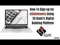 How To Sign Up For EStatements Using CS Bank S Digital Banking Platform