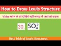 Lewis Dot Structure of SO4 2- | How to Draw Lewis Structures| Class 11 Chemistry