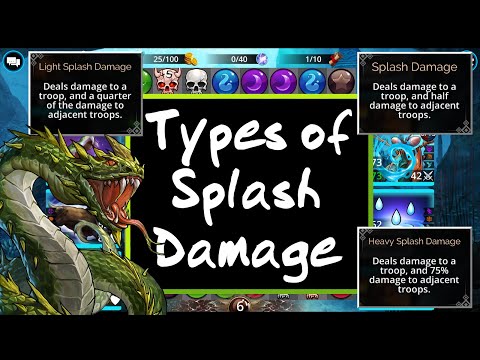 Gems of War Tiny Tutorial: The Effect of Splash Damage