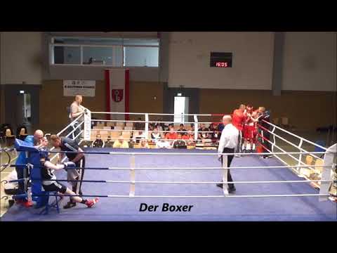 Boxen   IDM U19  Joshua Lederhofer BY vs.  Nick Bier NS  5. Kampf 16.06.2017
