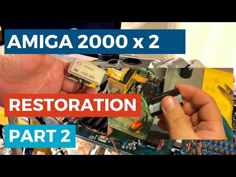 Amiga 2000 restoration x 2 - Part 2 - Power supplies, keyboards and unexpected problems