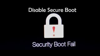 Acer Aspire 3 A315-22 Security boot Fail Solution