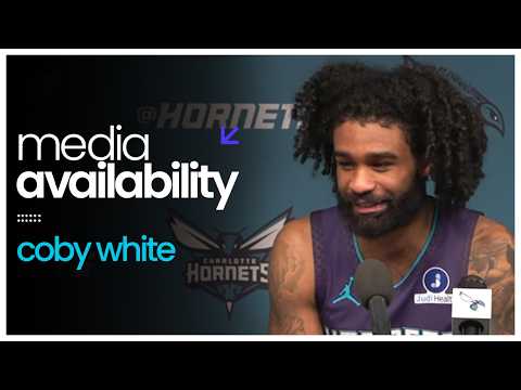 Hornets vs Miami Heat: Coby White Postgame Media Availability
