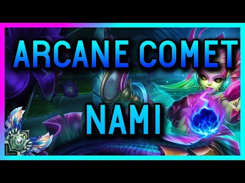 ARCANE COMET NAMI SUPPORT  - DIAMOND SOLOQ - League of Legends