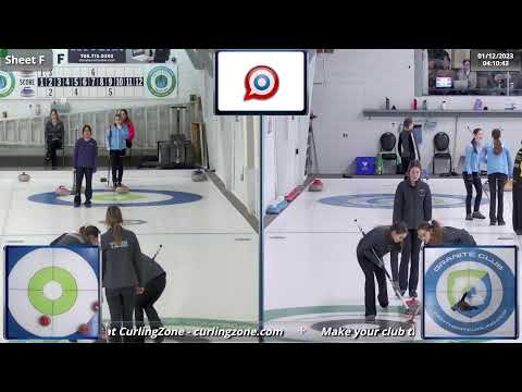 Lexi Marfil vs. Melodie Johnston - Draw 2 - Xplore U18 Girls Northern Ontario Provincials