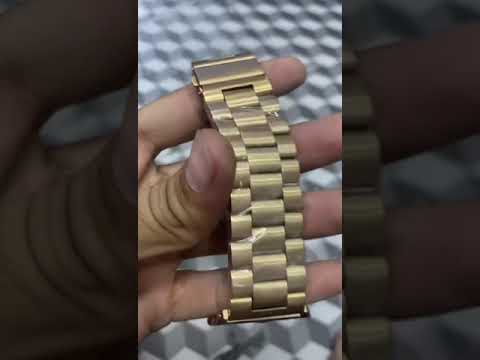 Gray 42/44mm ultra luxury stainless steel metal chain, 2 mm,...