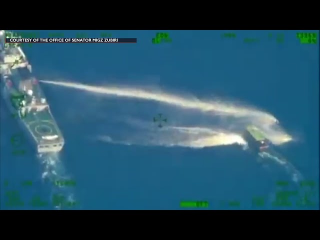 Philippines hits China’s use of water cannons against Filipino vessel heading to Ayungin Shoal
