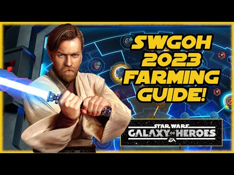 2023 SWGOH Farming Guide!  Top to Bottom, Everything You Need To Know!