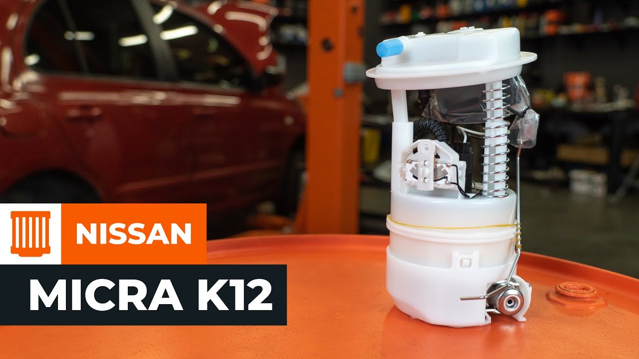 Üzemanyagszűrő-csere Nissan Micra K12 gépkocsin – Útmutató