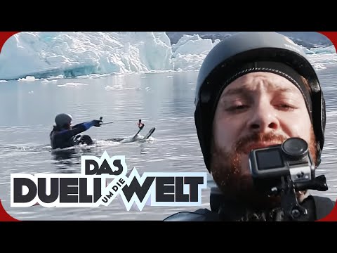Eiszeit bei Riccardo Simonetti! Auf Wasserskiern durch Grönland | Duell um die Welt
