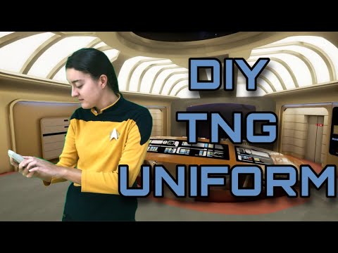 DIY Star Trek TNG Uniform • easy tutorial