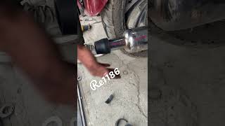 Silencer rubber #viral #trending #shortsviral #bike #royalenfield #shorts