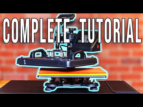 How To Use Swing Away Heat Press | Swing away heat press instructions for beginners