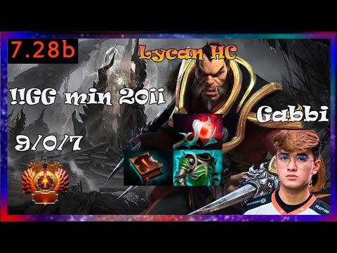 Gabbi lycan HC | Full Gameplay 7.28b | Dota 2 Pro Replays