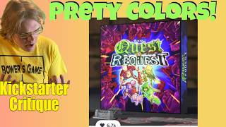 Quest & Request (D+) Bad Sign #-1- Not ON BGG - Kickstarter Critique Review