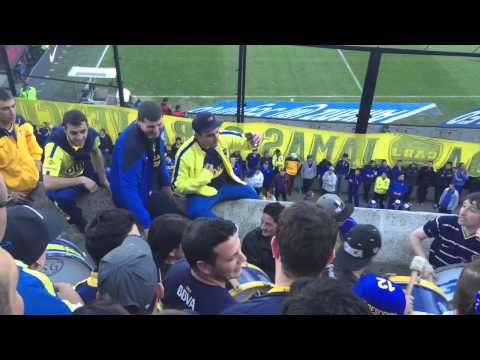 "Boca San Lorenzo 2015 - Entra la 12" Barra: La 12 &bull; Club: Boca Juniors &bull; País: Argentina