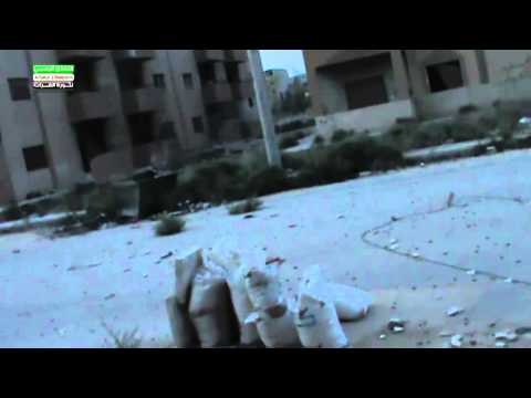 اشتباكات بين كتائب الجيش الحر وقوات النظام في حي الرصافة في دير الزور