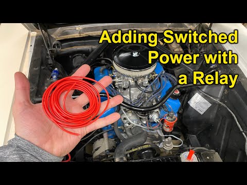 Adding a Relay for Switched Power