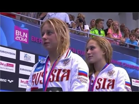 DAY-2 Mens-1m, Womans 10m-Sync - European Diving Championships 2014 Berlin