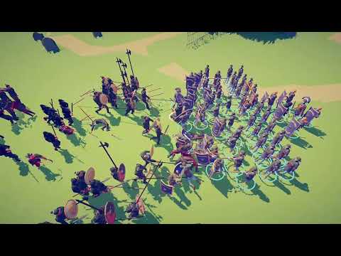 TABS Qin vs Roman army