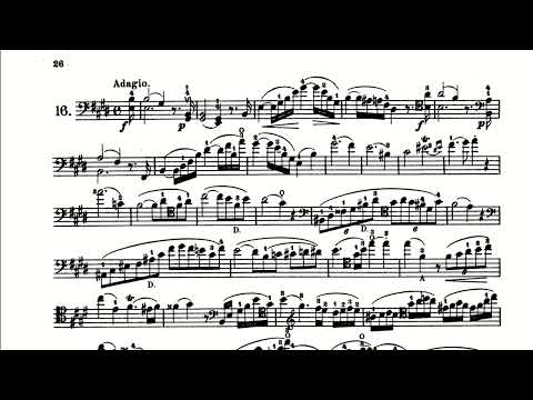 TMEA 2024-2025 - Merk Exercise No. 16 for Cello (Score)