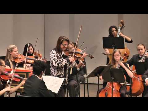 Nadja Salerno-Sonnenberg with The Loyola Chamber Orchestra 11-5-2016