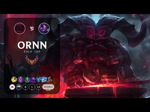Ornn Top vs Kennen - KR Grandmaster Patch 13.12