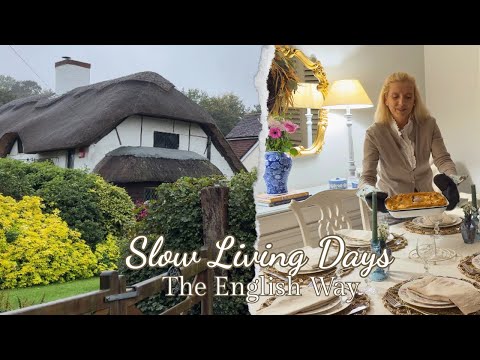 A Cosy Rainy Weekend in the English Countryside | Chicken Pie & Shortbread