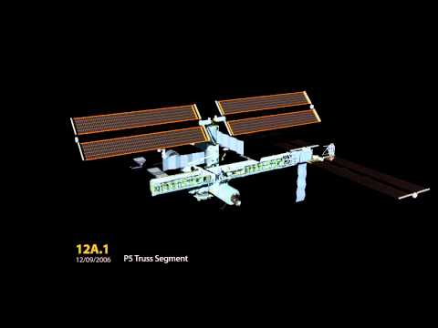 #видео | Процесс строительства Международной космической станции. Фото.