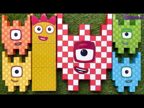 Looking for Numberblocks Puzzle Tetris NEW Big 100 Space ASMR   Numberblocks Satisfying Video #109