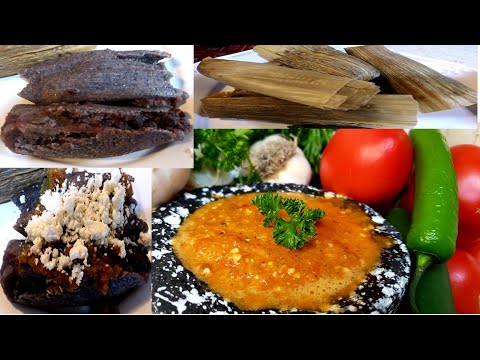 🔴La mejor receta de salsa roja taquera y( tamales azules de frijoles )