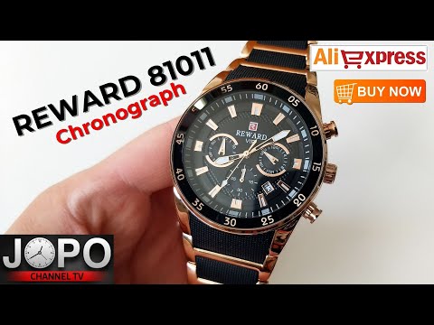 REWARD RD81011 Chrono Luxury Quartz Watch│Reward Watch Review│Subtitles