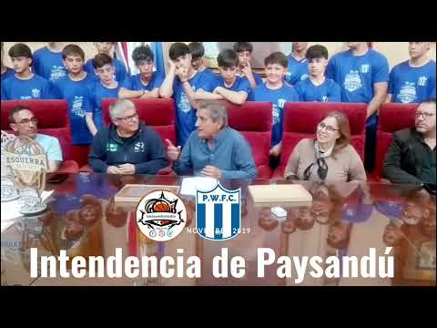 Entrega de Reconocimiento por Parte de Intendencia de Paysandú al Paysandu Wanderers.