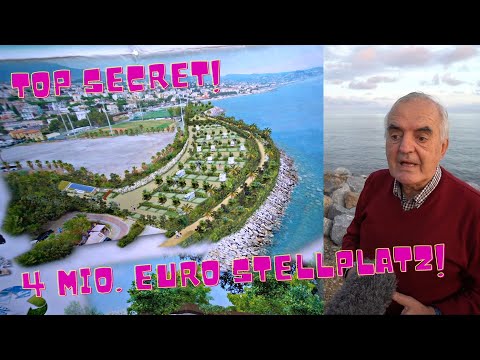 New 4 million euro mobile home site is being built directly on the sea in Sanremo. opens 2023