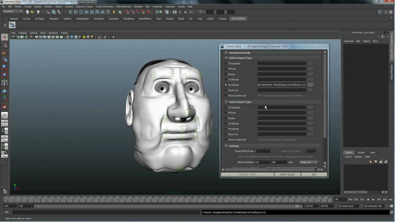 Creating Custom Facial Motion Capture - Maya Tutorial - video 4