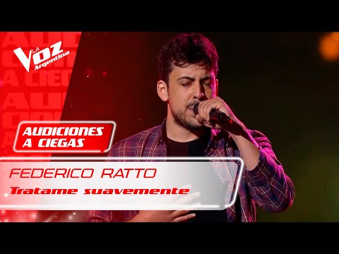 Federico Ratto - "Tratame suavemente" - Audiciones a ciegas - La Voz Argentina 2021