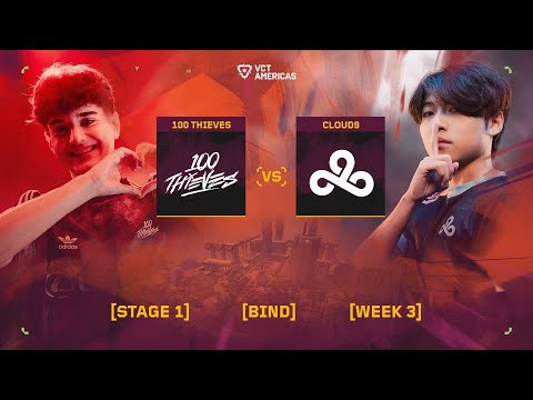 100 Thieves vs Cloud9 - VCT Americas Stage 1 - W3D3 - Map 1