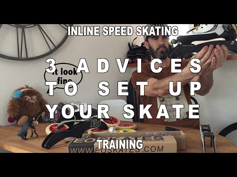 inline speed skating: set up your skate (Pascal Briand Vlog 19) - YouTube