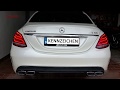 C63 AMG exhaust Sound Cold Start and revs