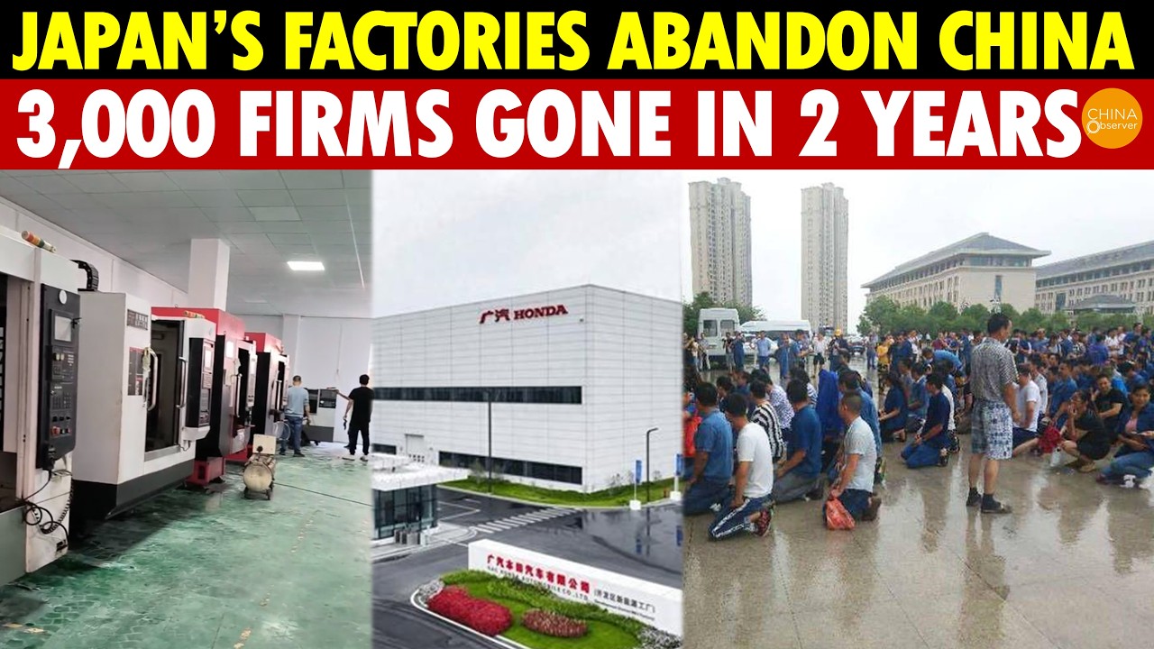 3,000 Japanese Firms Gone in 2 Years! Hundreds of Thousands of Chinese Workers Jobless and Crying