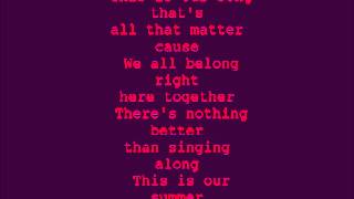 This is Our Song Demi lovato