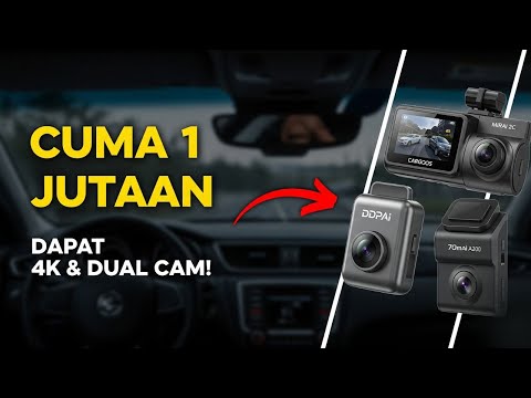 5 Rekomendasi Dashcam 1 Jutaan Terbaik 2025 (Dual Cam, 4K, GPS)