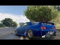 Nissan Skyline GT-R R32 0.5 для GTA 5 видео 6