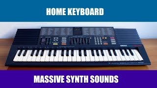Video thumbnail for Yamaha PSS-390 simple FM Synthesizer - sonic 80s synth sounds by Keyboarder Hoarder